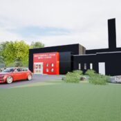 Architectural renderings showcasing the future Marvin C. Pryor IMPACT Center