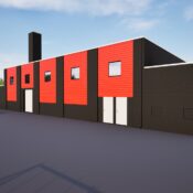 Architectural renderings showcasing the future Marvin C. Pryor IMPACT Center