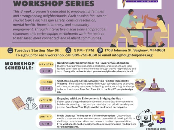 “Safe Communities, Strong Families” Workshop Series Continues with May/June Events