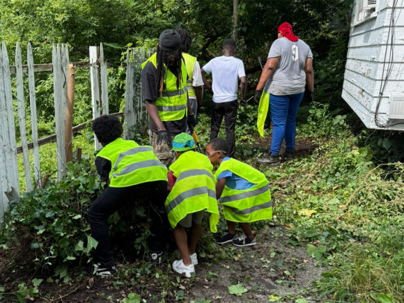 VCD Youth Learn the Value of Service Through Neighborhood Cleanups
